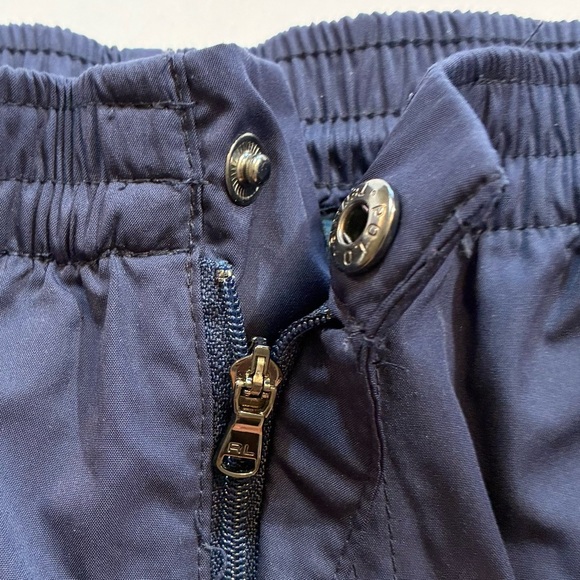 Polo Ralph Lauren Mens Track Pants Size XXL Navy/Royal Blue Mesh Lined Ankle Zip - Picture 2 of 9